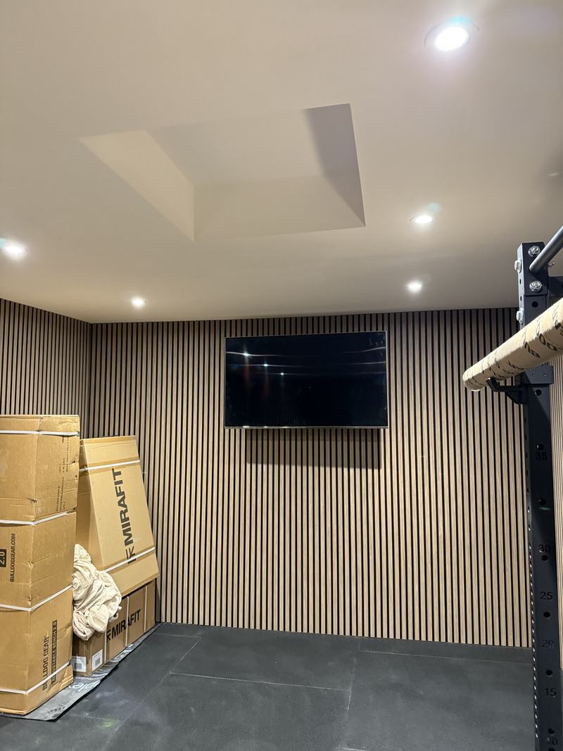 Garage to home gym in Orpington